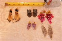 Group of 5 sets of Earrings