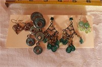 Group of 4 sets of Earrings
