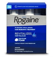 4 Cans Rogaine Hair Regrowth Treatment