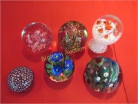 Art Glass Paper Weight Various Sizes & Styles