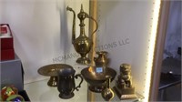 7 PC BRASS LOT MADE IN INDIA