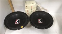 2 PC KICKER COMPETITION SPEAKERS & CYBER POWER