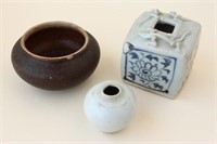 Three Chinese Petit Porcelain Vases,