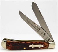 Schrade Lumberman Bone Handle Trapper Knife