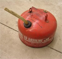 Vintage Galvanized 2-1/2 Gallon Round