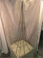 40" Tall Wire Eiffel Tower Decoration/Planter