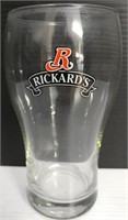 (12) Rickard's Red Beer Glasses