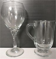(12) Irish Coffee Mugs &  (8) Wine Glasses