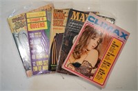 5 MENS ADULT MAGAZINES - NON-PLAYBOY