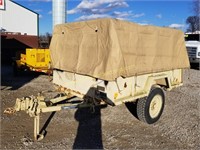 Covered  Army Trailer