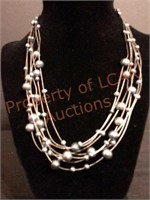 7 Strands Genuine Fresh Water Pearl Necklace