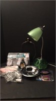 Household Utility Items & Lamp