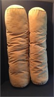 Gold Colored Bolster Pillows