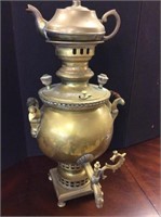 Antique Russian Samovar Urn Tea Pot