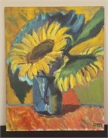 'Two Sunflowers' Clarence O. Mundy