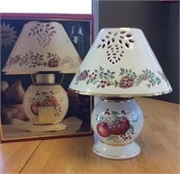Lenox Boxwood and Pine Candle Lamp