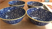 4 6” Bowls - Reg $12 each