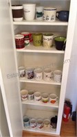 Large collection of mugs, 25 assorted holiday,