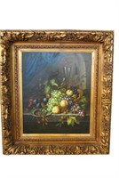Lovely Still Life Original Fruit Painting 32 x 36