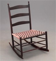 19th c. Shaker #4 Rocking Chair