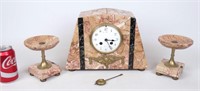 Three Piece French Clock Set