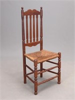 18th c. Banister Back Chair