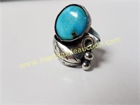 Sterling Southwest Turquoise Ring