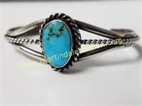 Sterling Southwest Turquoise Cuff