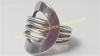 Sterling Silver Circular Ring
