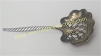 Sterling Silver Filigree Decorated Spoon