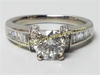 Palladium Diamond Ring