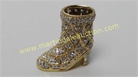 14K Gold & 3/4 CT Diamond Boot