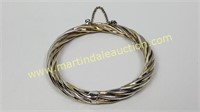 Sterling Silver & Gold Tone Twisted Style