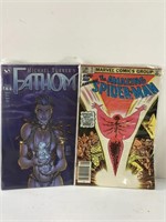 Spider-Man and Fathom comics