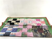 Handmade quilt 45”x52”.