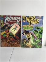 Robin II and Wild thing comics