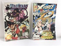 X-men and wildcats comics