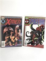 X-men and Spider-Man comics