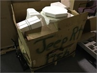 Pallet of clay molds