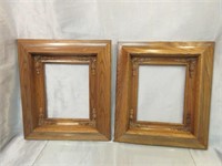 2 wood Picture Frames -Like New
