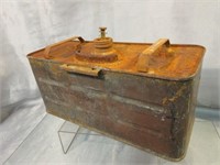 Old Fuel Tank w/Valve Lid -Stove or Heater