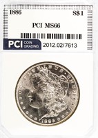 1886 MS66 Morgan Silver Dollar
