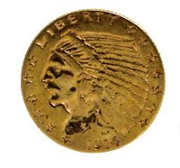 1914 Indian $2.50 Gold Piece