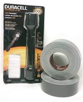 Duracell LED Flashlight & TRex Tape