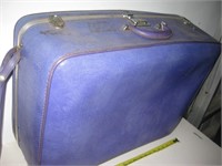 VINTAGE PURPLE SUITCASE LUGGAGE