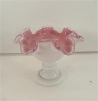 Nice Glass Compote Dish - Not Signed
