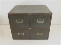 2 Two Drawer Cole Steel File Cabinets
