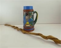 Large Wizard / Dragon Mug - Wizard Wood Cane
