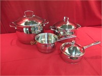 Beligique Stainless Cookware, 6QT & 11 QT Pots,
