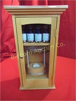 Aroma Therapy Oils Candle Warmer & Storage Cabinet